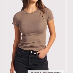 Women's slinky rib T-Shirt